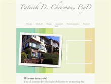 Tablet Screenshot of drpatrickchrisman.com